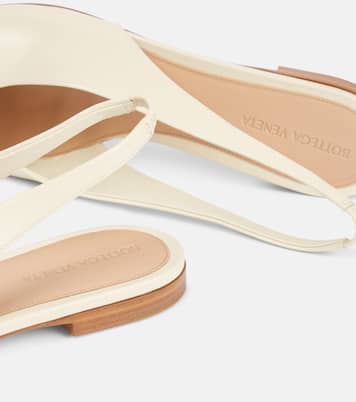 Sofia leather slingback flats | Bottega Veneta