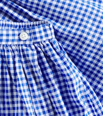 Jupe-short en lin et coton à carreaux | Polo Ralph Lauren Kids