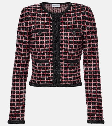 Checked cardigan | Self-Portrait