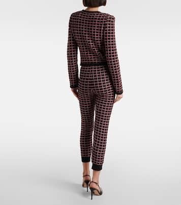 Checked cardigan | Self-Portrait