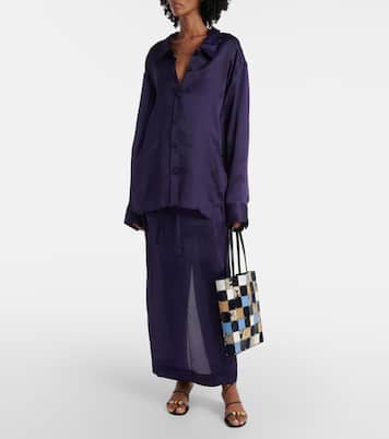 Herschel silk organza shirt | Khaite