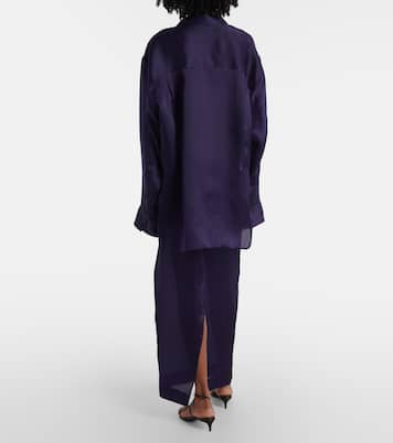 Herschel silk organza shirt | Khaite