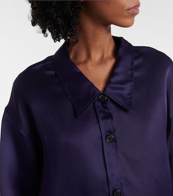 Herschel silk organza shirt | Khaite