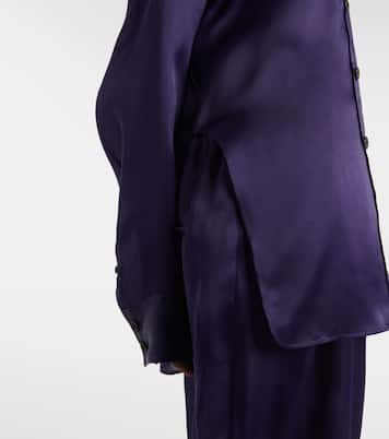 Herschel silk organza shirt | Khaite