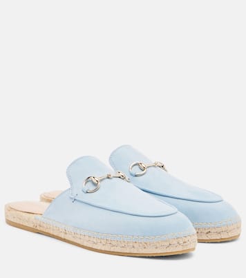 Mules Horsebit en daim | Gucci
