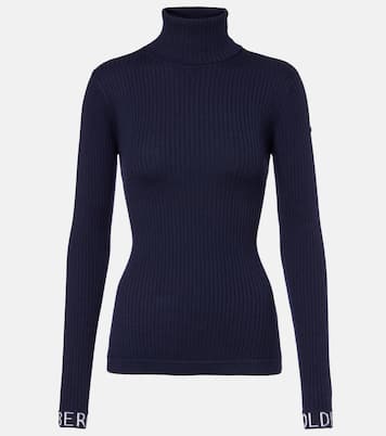 Mira ribbed-knit turtleneck ski top  | Goldbergh