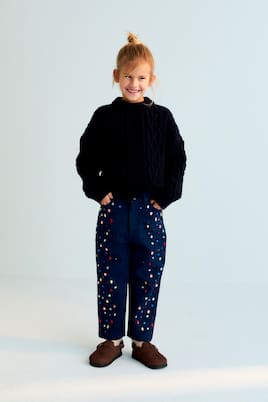 Mia crystal-embellished jeans | The New Society
