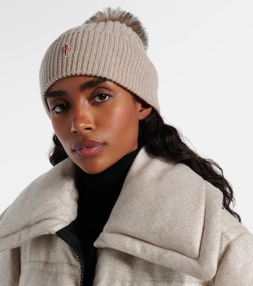 Gorro de cachemir con borrego | Moncler