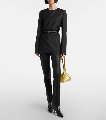 Coleman 레더 스트레이트 팬츠 | Joseph