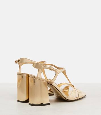 Kesia metallic leather sandals | Jimmy Choo