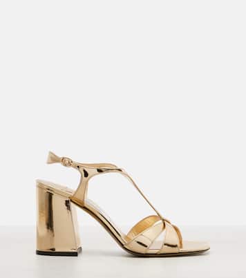 Kesia metallic leather sandals | Jimmy Choo
