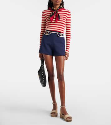 Rockstud suede espadrille sandals | Valentino Garavani