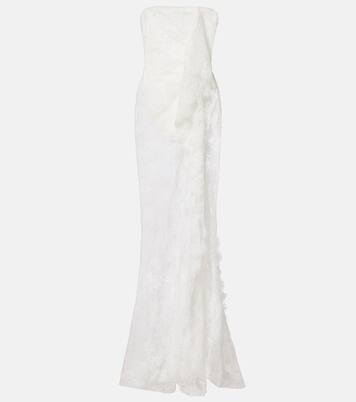 Floating draped lace gown | Christopher Esber