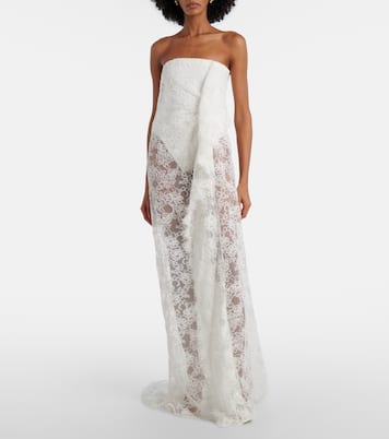 Floating draped lace gown | Christopher Esber