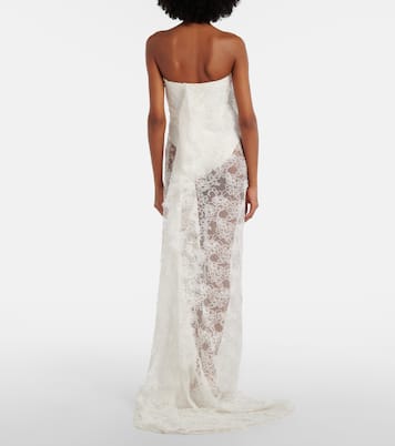 Floating draped lace gown | Christopher Esber
