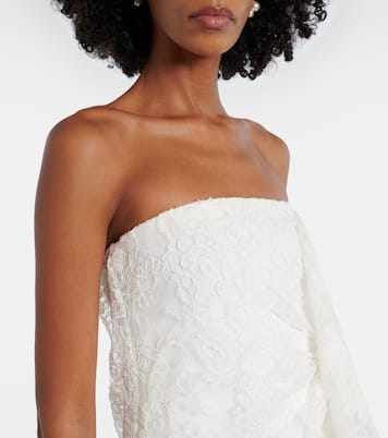 Floating draped lace gown | Christopher Esber