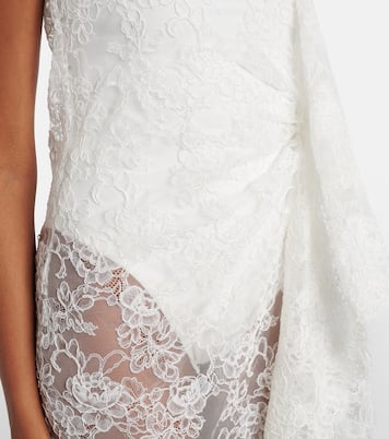 Floating draped lace gown | Christopher Esber