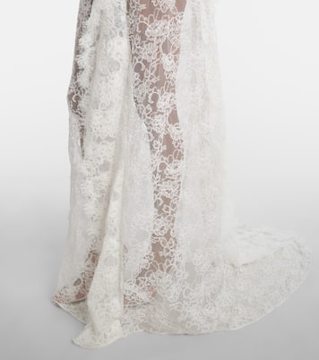 Floating draped lace gown | Christopher Esber
