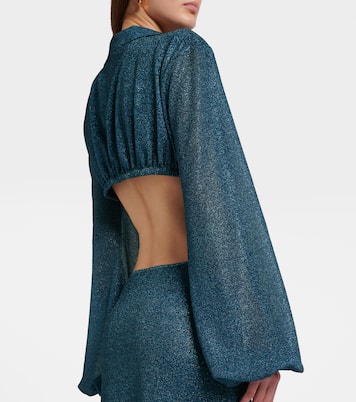 Lumière cutout ring-detail maxi dress | Oséree