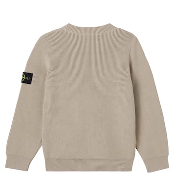 Compass cotton sweater | Stone Island Junior