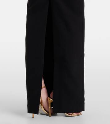 Vestido de fiesta con aplique floral | Roland Mouret