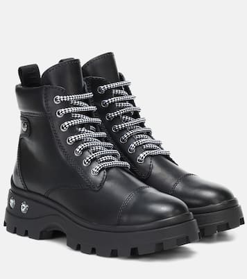 Schnürstiefel aus Leder | Miu Miu
