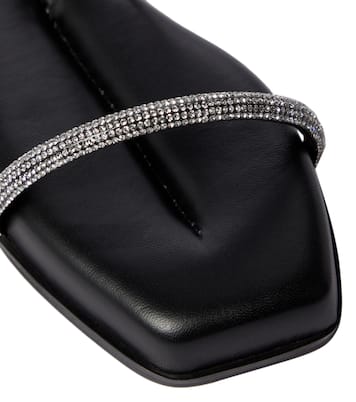 Fontana embellished leather slides | Christopher Esber