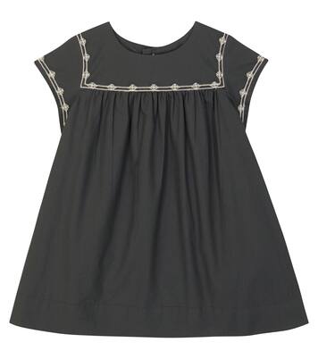 Bebé - vestido de algodón bordado | Bonpoint