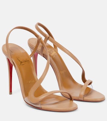 Nudes Rosalie leather sandals | Christian Louboutin