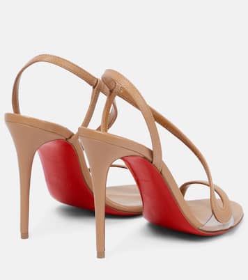 Nudes Rosalie leather sandals | Christian Louboutin