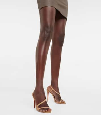 Nudes Rosalie leather sandals | Christian Louboutin
