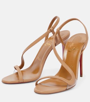 Nudes Rosalie leather sandals | Christian Louboutin