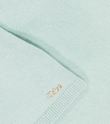 Baby Kleid aus Baumwolle und Wolle | Chloé Kids