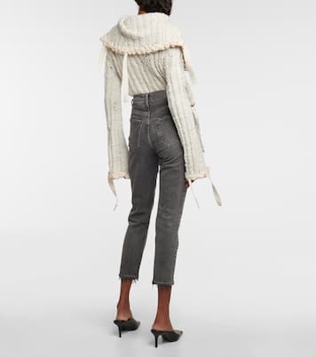 Riley high-rise cropped slim jeans | Agolde