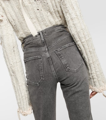 Riley high-rise cropped slim jeans | Agolde