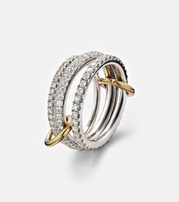 Bague Nova en argent sterling, or 18 ct et diamants | Spinelli Kilcollin