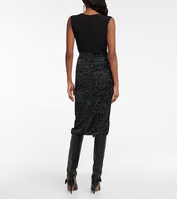 Midirock Alyssa aus Samt | Marant Etoile