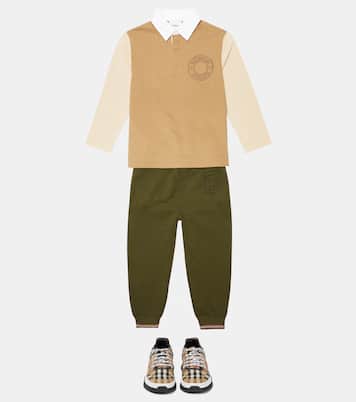 로고 엠브로이더리 폴로 셔츠 | Burberry Kids