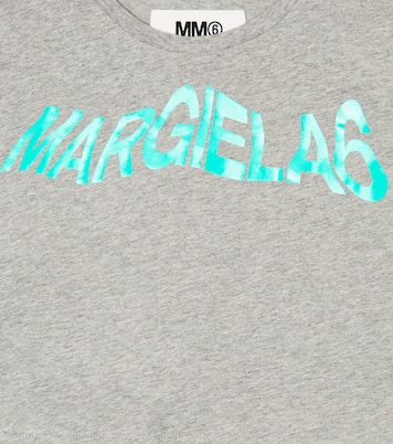 T-shirt in jersey di cotone con logo | MM6 Maison Margiela Kids