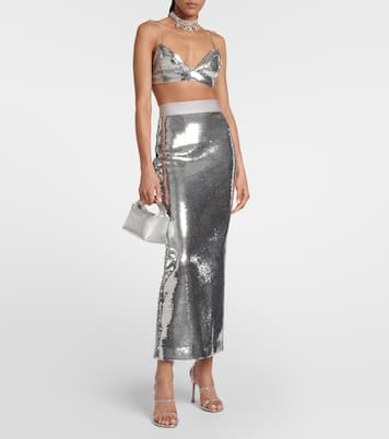 Sequin-embellished bra top | Alex Perry