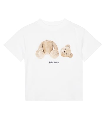 T-shirt in cotone con stampa | Palm Angels Kids