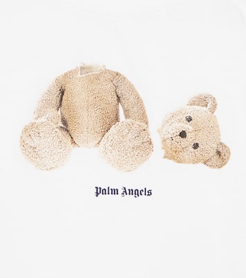 T-shirt in cotone con stampa | Palm Angels Kids