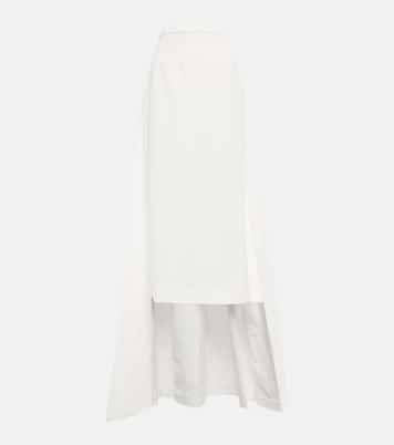 Gonna midi Prunella in misto cotone | Staud