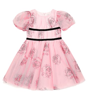 Abito in tulle con stampa | Monnalisa