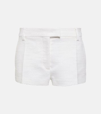 Shorts in tweed di cotone e lana | Valentino