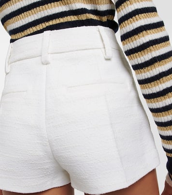 Shorts in tweed di cotone e lana | Valentino
