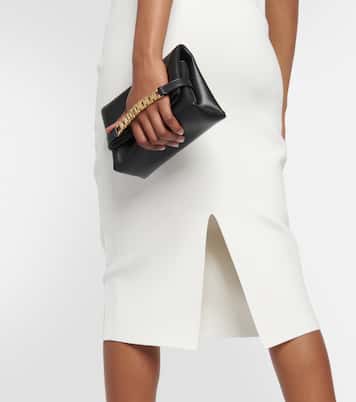 VB Body high-rise knit midi skirt | Victoria Beckham
