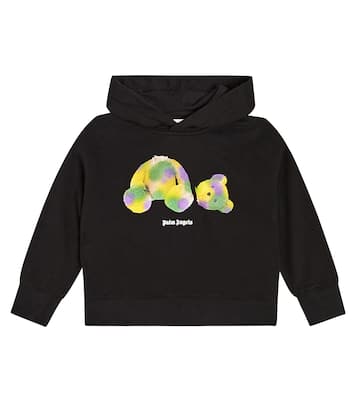 Felpa con cappuccio in jersey di cotone | Palm Angels Kids