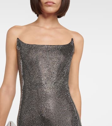 Verzierte Robe aus Mesh | Giuseppe di Morabito