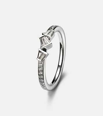 Anillo de oro blanco de 18 ct con diamantes | Bucherer Fine Jewellery